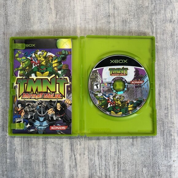 TMNT Mutant Melee Microsoft Xbox Tested Teeange Mutant Ninja Turtles Complete - Picture 5 of 8